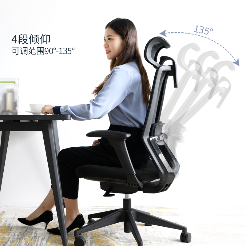 震旦 AURORA 电脑椅 人体工学椅 办公椅子 老板椅 家用转椅 升降座椅 CELG