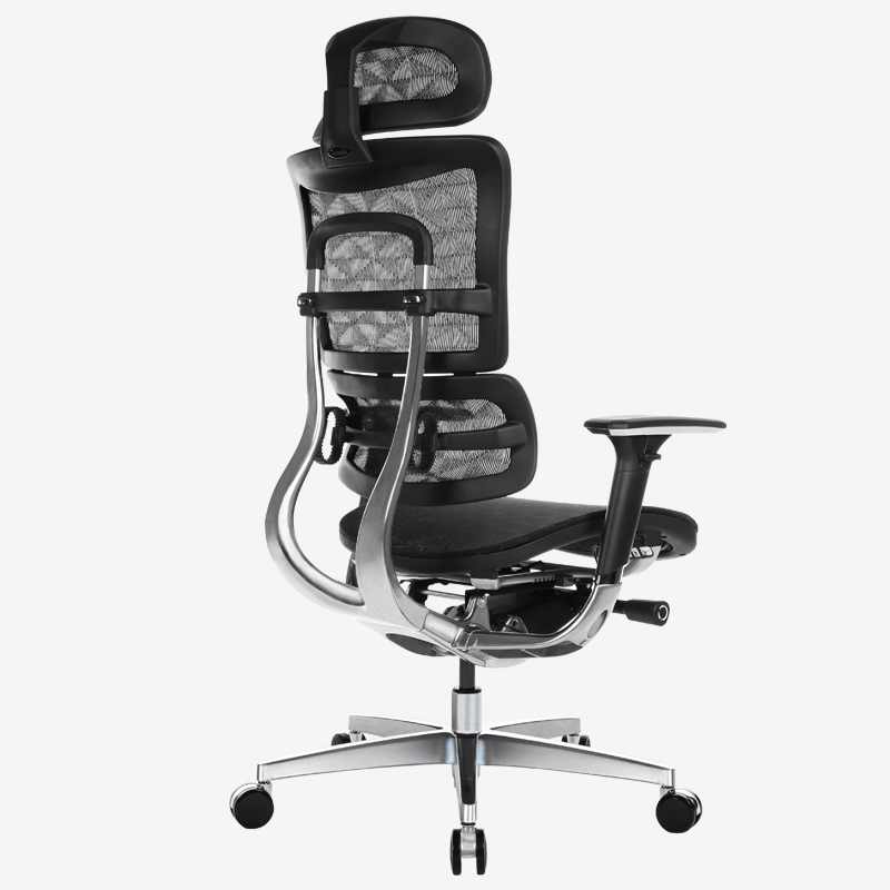 震旦（AURORA） 震旦 AURORA 电脑办公椅 CEHA 人体工学椅子 可躺转椅 黑色座椅 CEHA-无极倾仰锁定-多调节功能