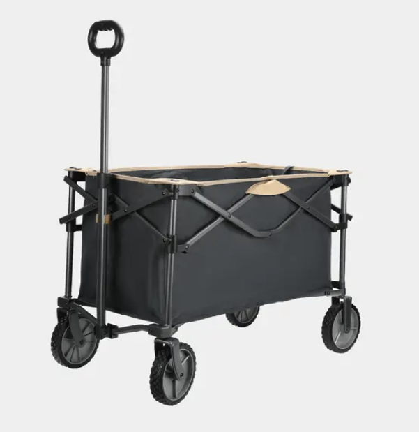 折叠款露营装备运送车- 手推车 黑